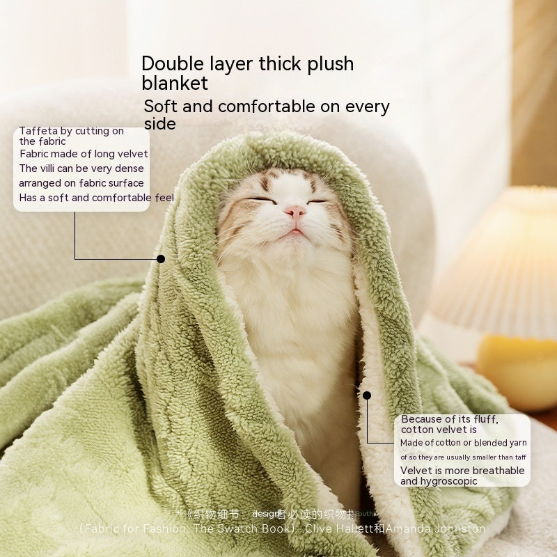 Envy & Co. Luxe Solid Pet Blanket